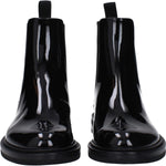 Dolce & Gabbana Black Leather Ankle Boots DO-14884854694153-EU40/US7