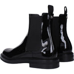 Dolce & Gabbana Black Leather Ankle Boots DO-14884854694153-EU40/US7