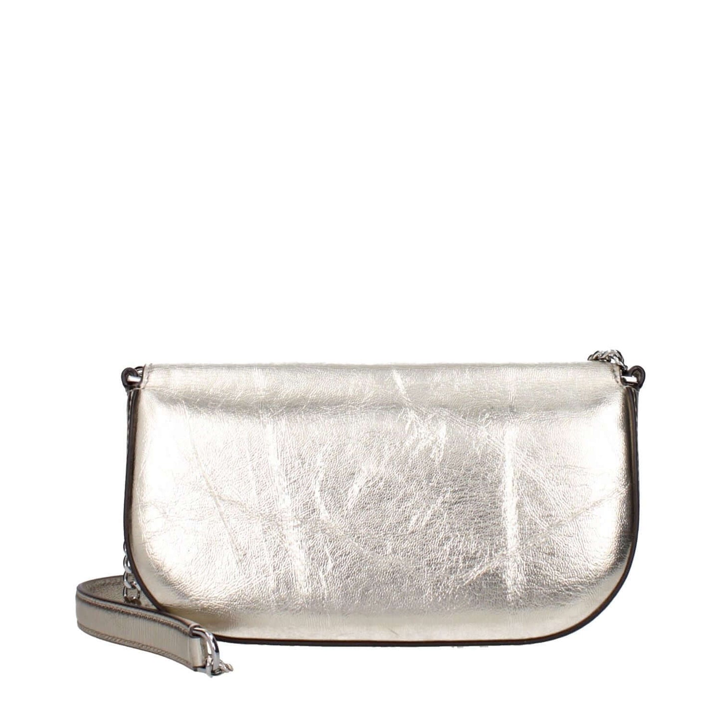 Tory Burch Gold Leather Crossbody Bag with vintage and aged effect featuring front logo, code F83376, MPN 153567723