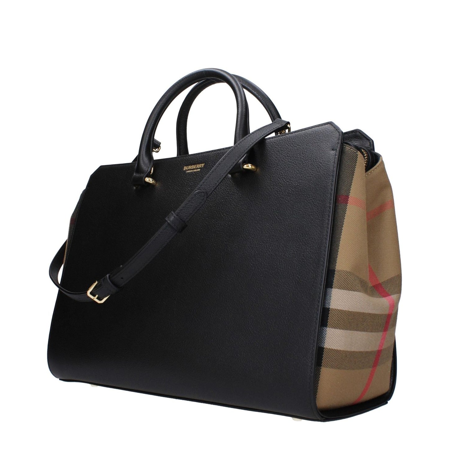 Burberry Black Leather Handbags BU15157205762313BT
