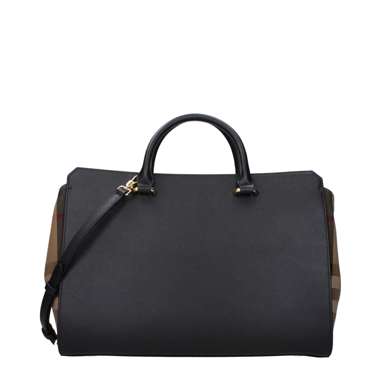 Front view with bag zipped and handles upright.