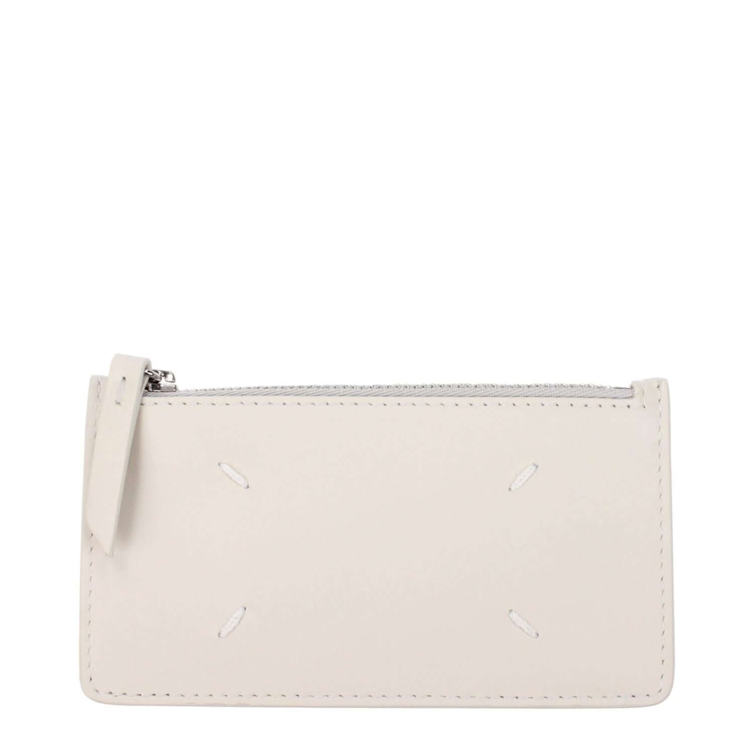Maison Margiela Beige Leather Wallet