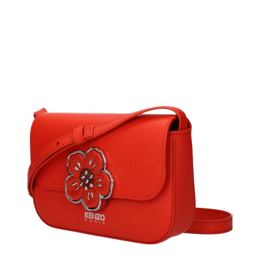 Kenzo Red Leather Crossbody Bags KE15205057003785BT