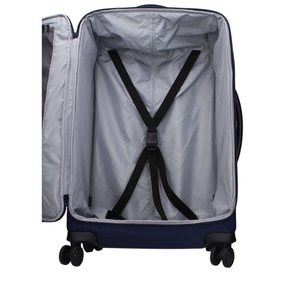 Piquadro Blue Fabric Luggage And Travel