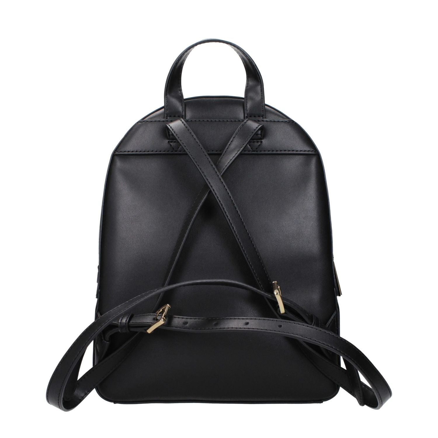 Front view with bag zipped and handles upright.