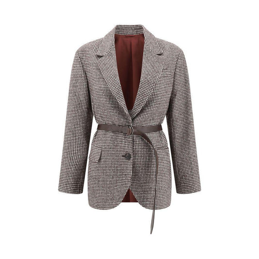 Brunello Cucinelli Blazer Jacket with belt BR-MV4047398C007-IT42 | L