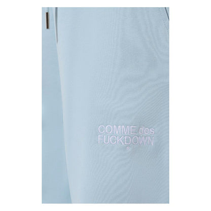 Comme Des Fuckdown Blue Cotton Women Sweatpant