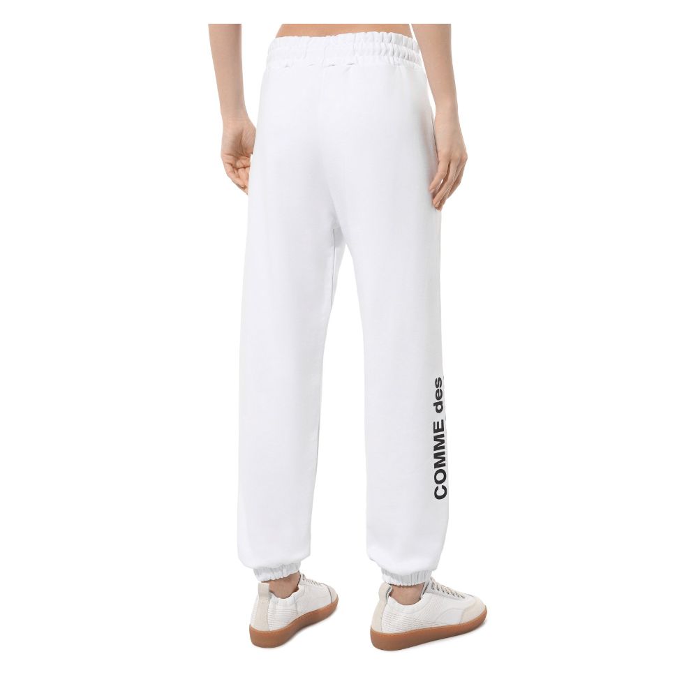 Comme Des Fuckdown White Cotton Women Pants