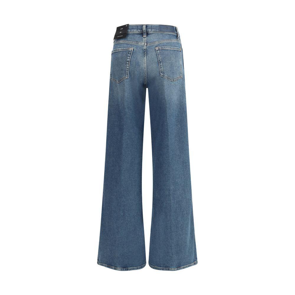 7FOR Lotta Luxe wide leg Jeans FO-7U662A91U7SEA-W25