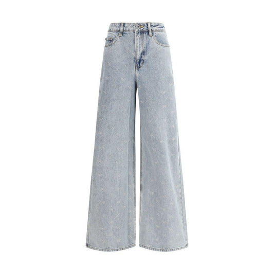 Self-Portrait Bow Diamond Jeans
