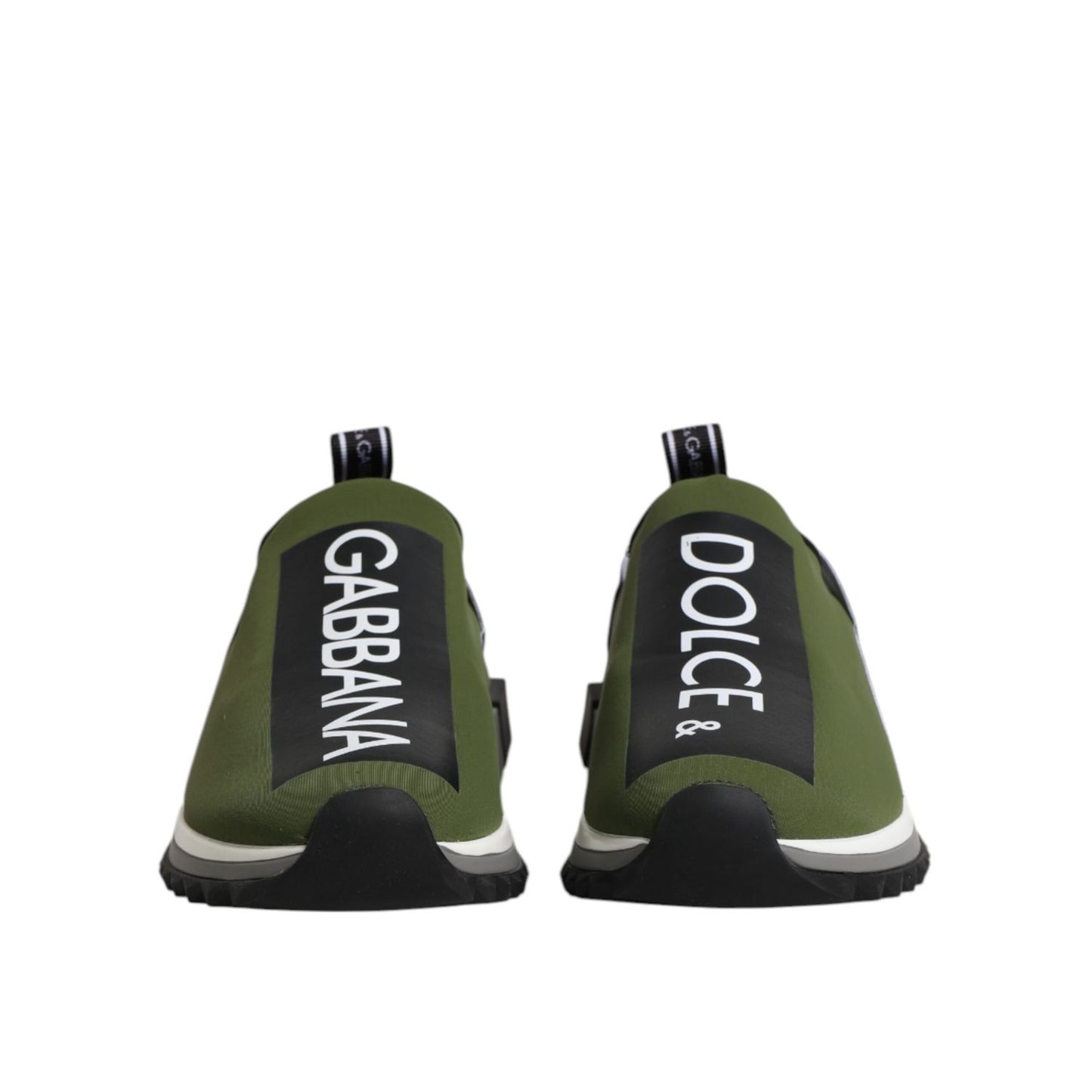 Dolce & Gabbana Green Logo Low Top Sorrento Men Sneakers Shoes