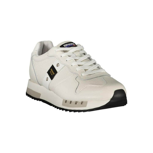 Blauer White Leather Men Sneaker BL-39232-EU41/US8
