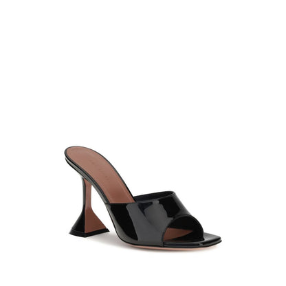 Amina Muaddi Patent-leather Lupita Sandals
