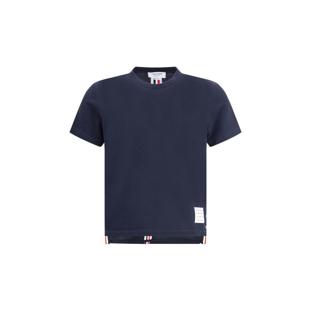 Thom Browne T-Shirt with iconic bands TH-FJS013A00050415-IT38 | S
