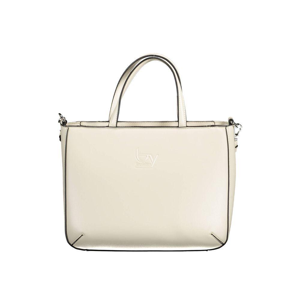 Front view with bag zipped and handles upright.