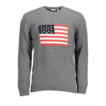 U.S. POLO ASSN. Gray Wool Sweater
