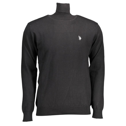 U.S. POLO ASSN. Black Cotton Sweater