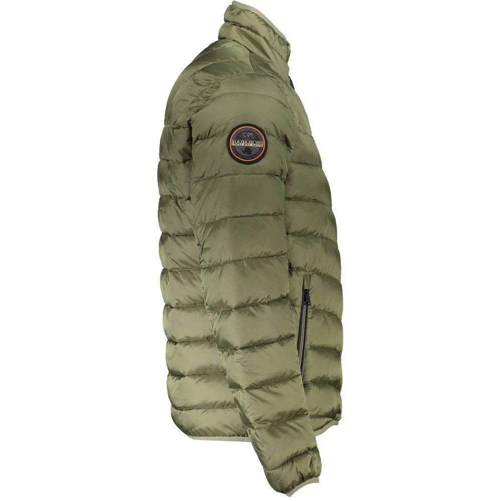 Front view with bag zipped and handles upright.