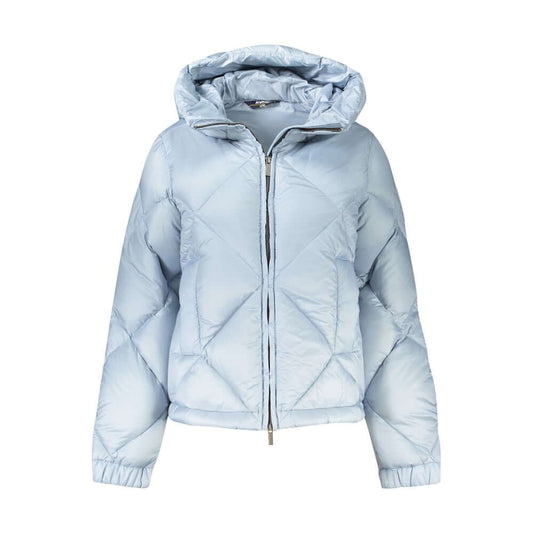 K-WAY Blue Polyester Jackets & Coat KW-34409-S