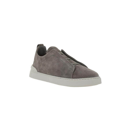 ZEGNA Suede leather Sneakers ZE-LHSOYS4667ZGME-EU41.5/US8.5