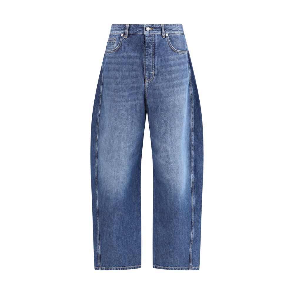 Givenchy Blue Cotton Relaxed Fit Jeans