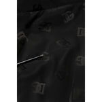 Dolce & Gabbana Black Polyester Logo Monogram Coat Jacket JKT41513-50
