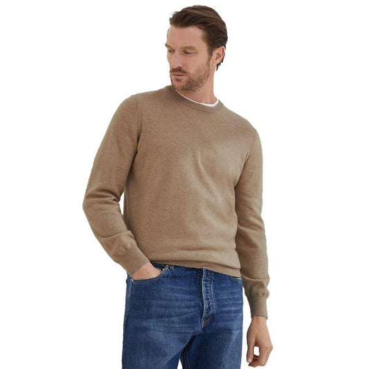 Brunello Cucinelli Brown Cashmere Sweater BR-15834-IT48 | M