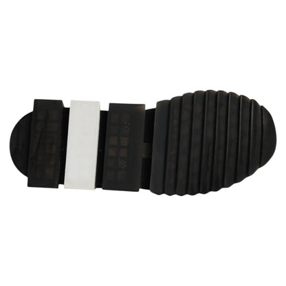 Dolce & Gabbana Black SORRENTO Lace Up Men Sneakers Shoes