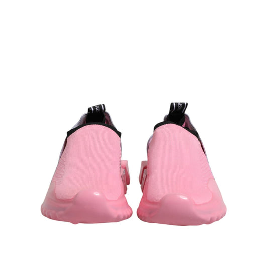 Dolce & Gabbana Pink Sorrento Low Top Women Sneakers Shoes