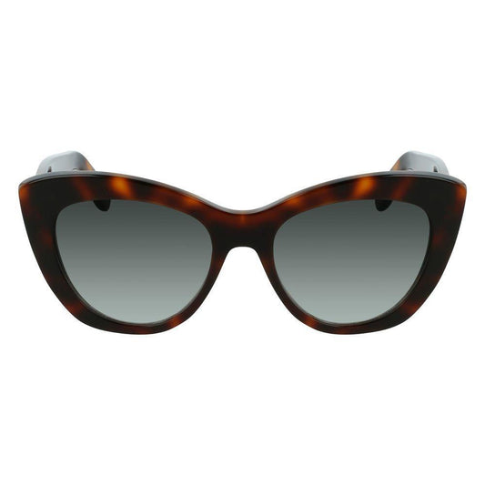 Salvatore Ferragamo Brown Acetate Sunglasses SFSF1022S214AC