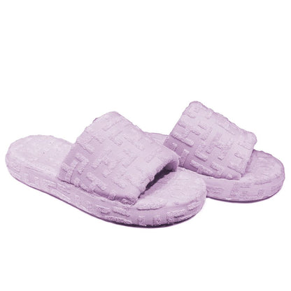 Hinnominate Purple Cotton Women Slipper
