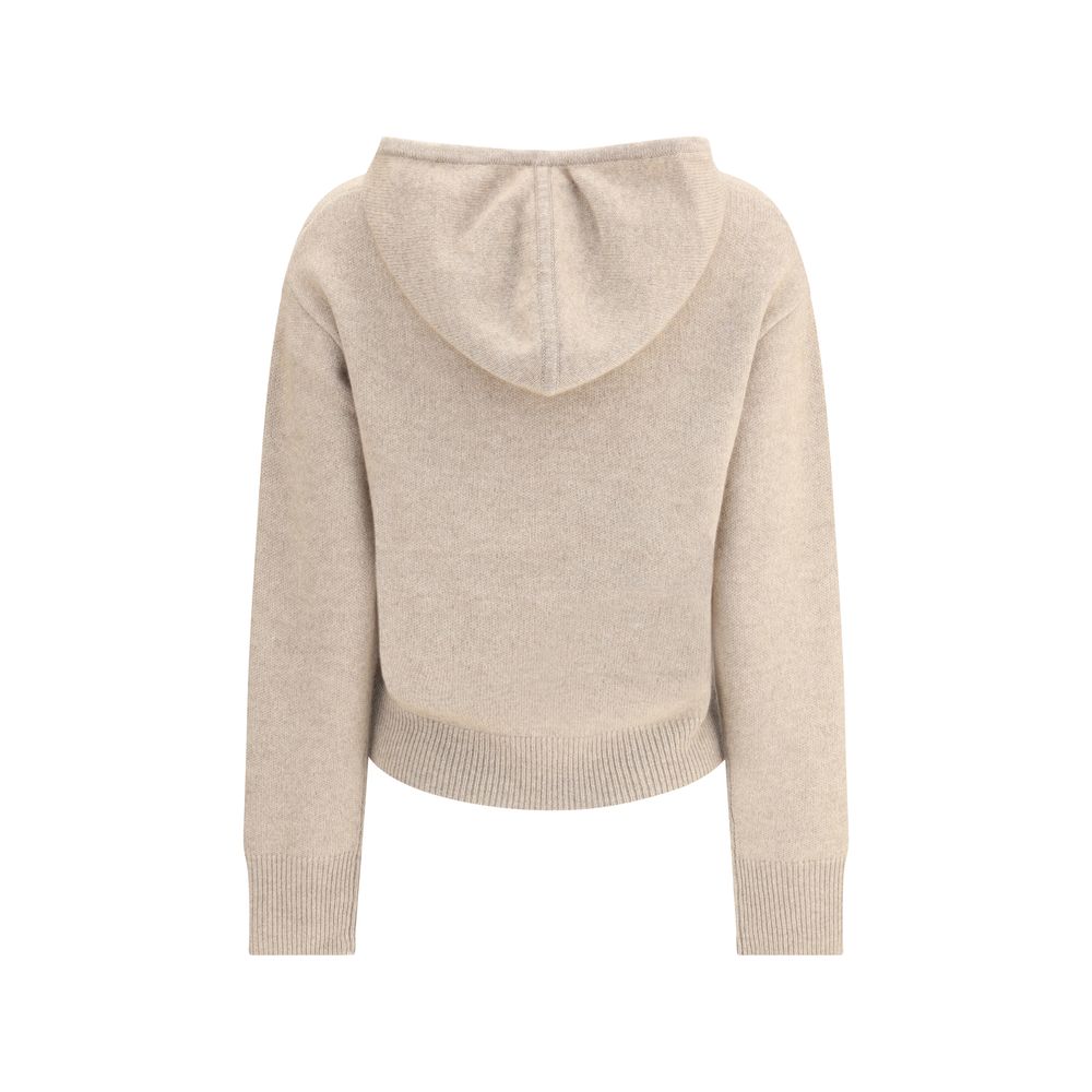 Guest in Residence Beige Cashmere Hoodie