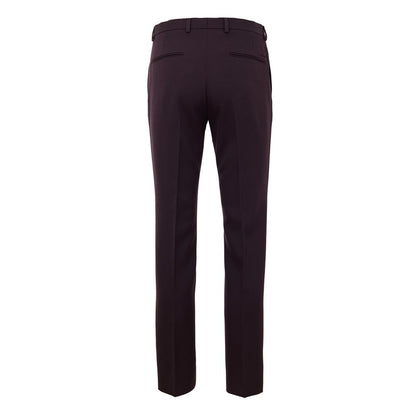 Gucci Bordeaux Wool Dress Pants