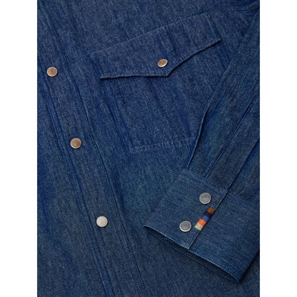 Paul Smith Blue Cotton Denim
