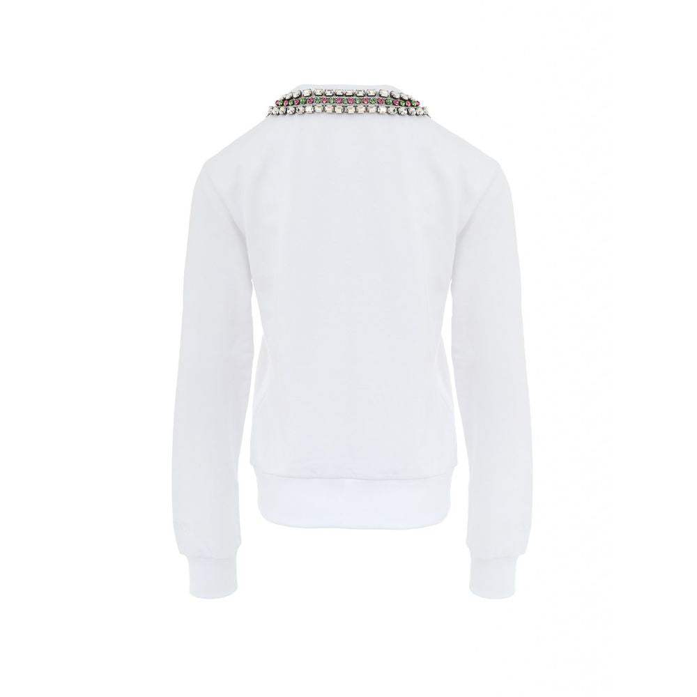 Gucci White Cotton Sweatshirt