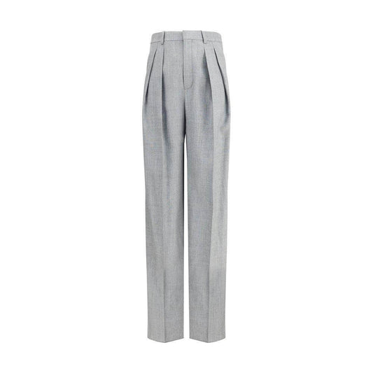 Saint Laurent Wool wide leg Pants SA-824389Y7K179787-IT38 | S