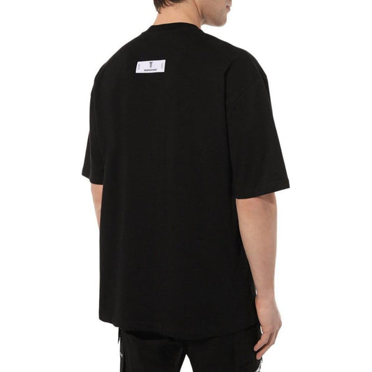 Diego Venturino Black Cotton T-Shirt DI-15848-S
