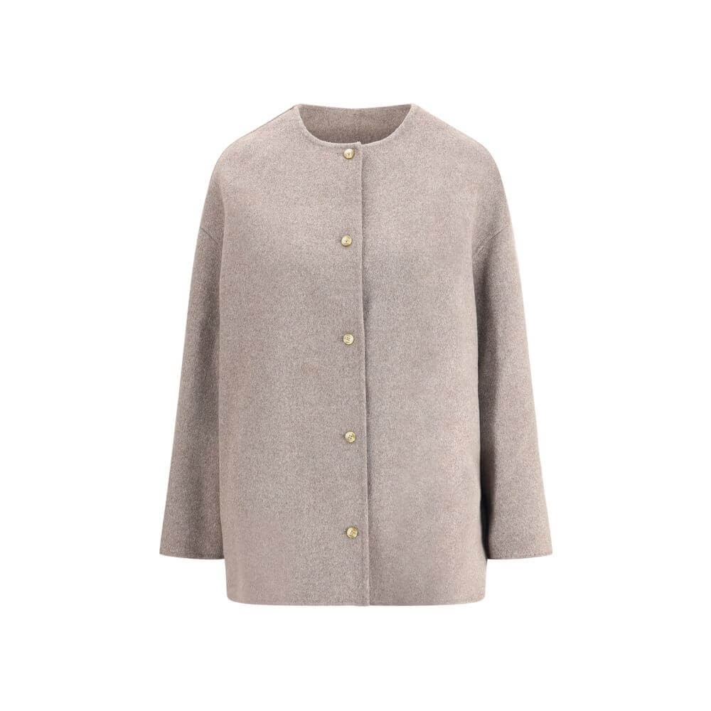 Loulou De Saison Gray Wool Coat