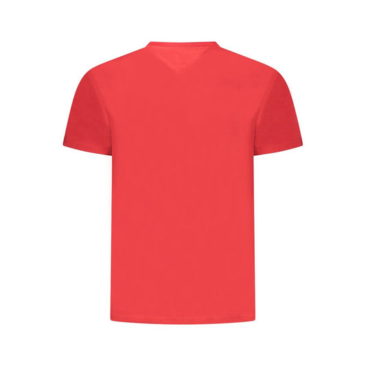 Tommy Hilfiger Red Cotton Men T-Shirt TO-39324-M