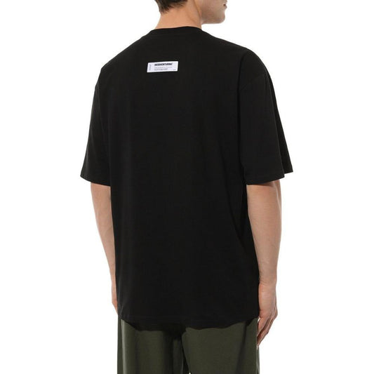 Diego Venturino Black Cotton T-Shirt DI-15850-XS