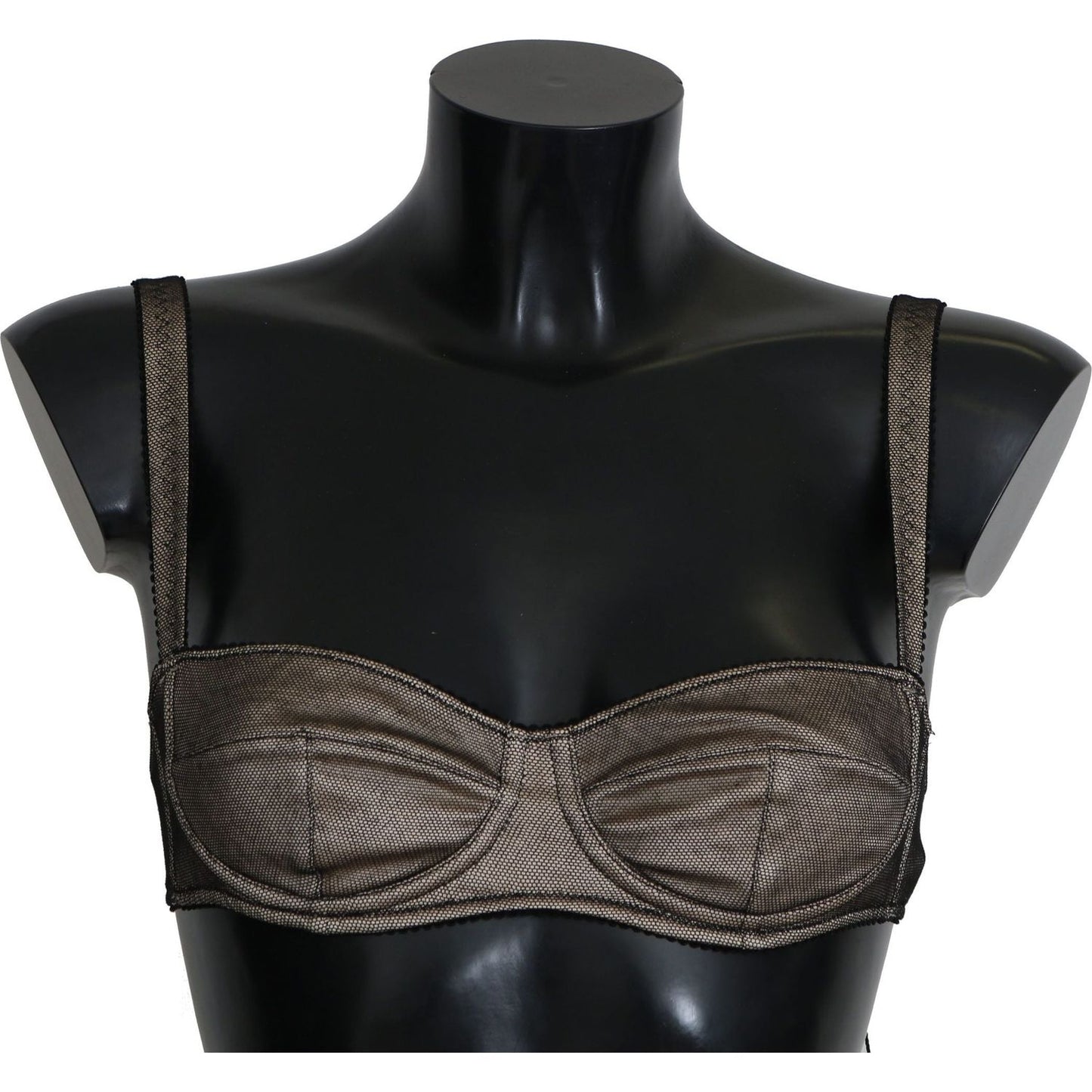 Dolce & Gabbana Brown Regg Balconcino Imbottito Bra Underwear