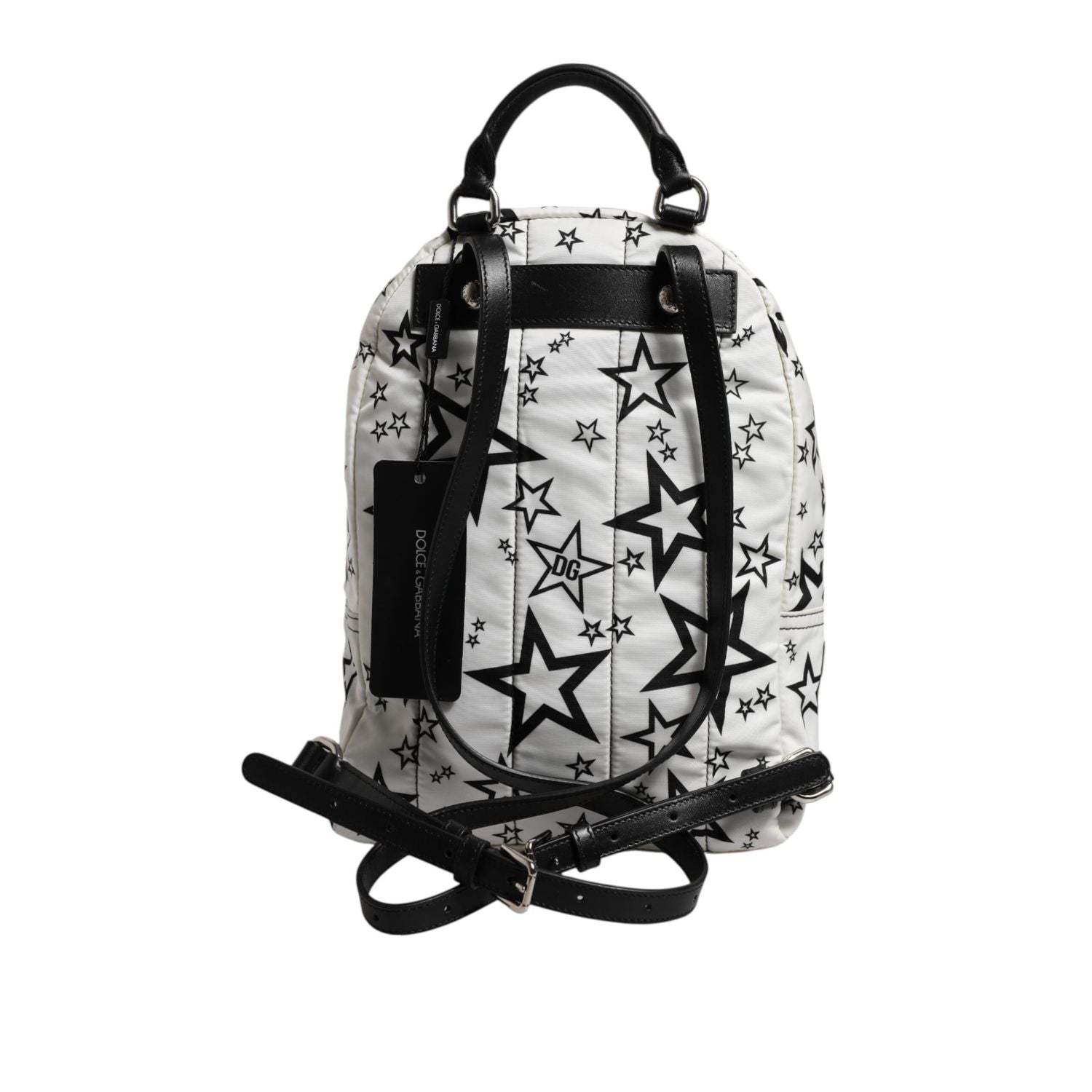 Front view with bag zipped and handles upright.