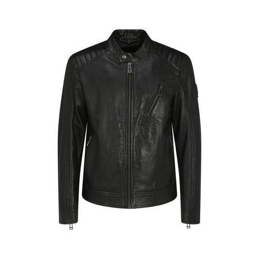 Belstaff Lambskin V Racer Jacket BE-100038BLACK-IT46 | S