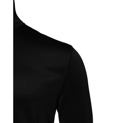 Dolce & Gabbana Black Polyester Turtleneck Pullover Sweater