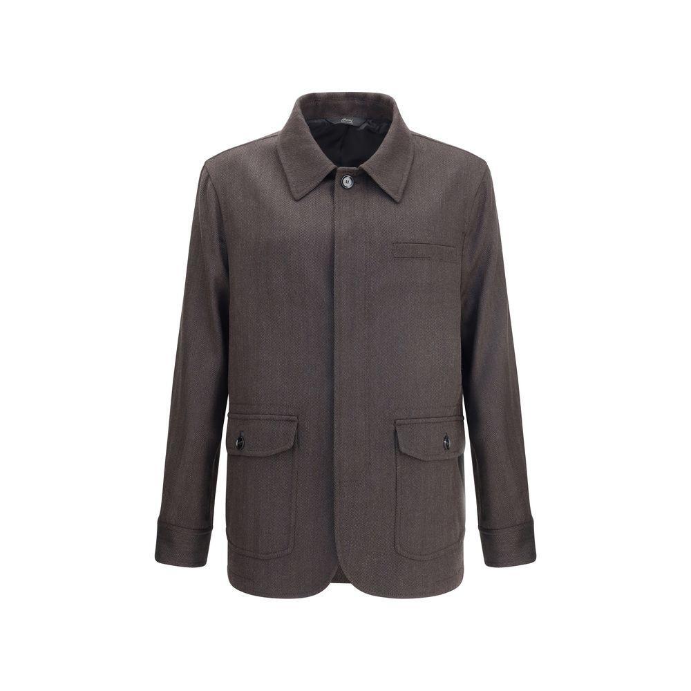Brioni Herringbone Jacket BR-SGQV0LOCA702100-L
