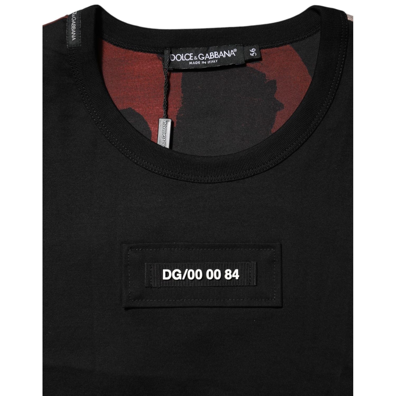 Dolce & Gabbana Multicolor Camouflage Crew Neck T-shirt