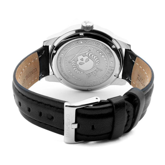 Marc Ecko Black Leather Watch MEE11591G1AC