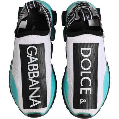 Dolce & Gabbana White Sorrento Slip On Low Top Sneakers Shoes