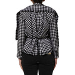 Dolce & Gabbana Multicolor Wool Monochrome Patterned Jacket JKT41567-38
