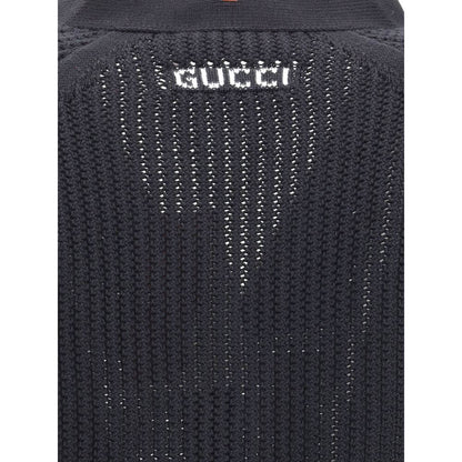 Gucci Black Cotton Cardigan